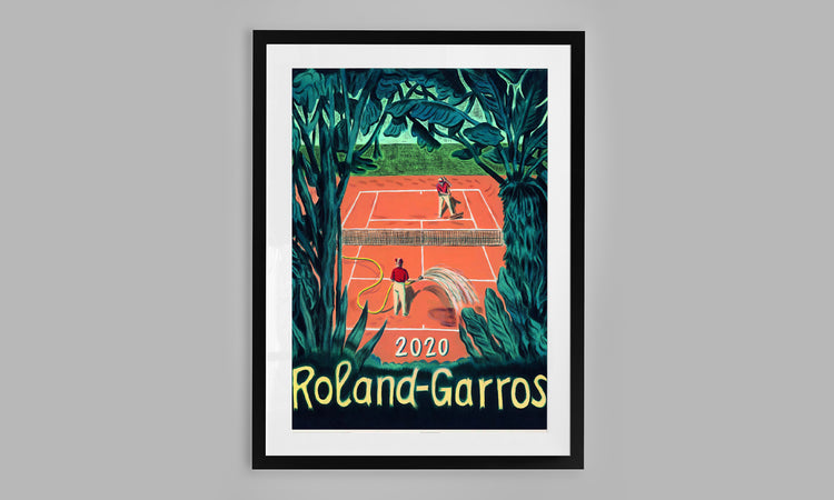 Roland Garros Tennis Poster  (2020)