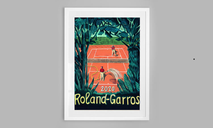 Roland Garros Tennis Poster  (2020)