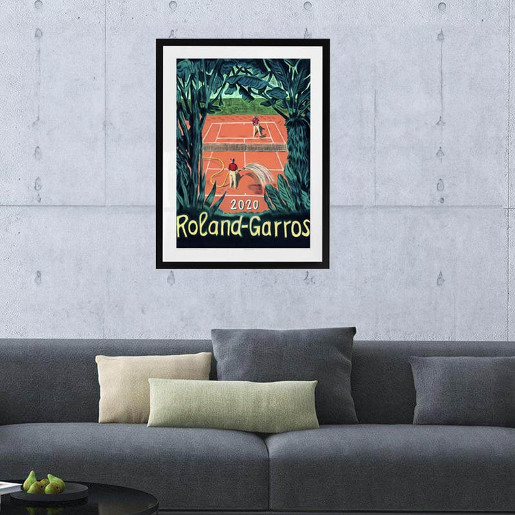 Roland Garros Tennis Poster  (2020)