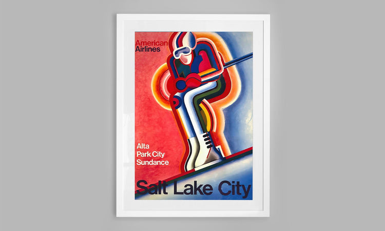 Salt Lake City Olympic Games Poster (2002)