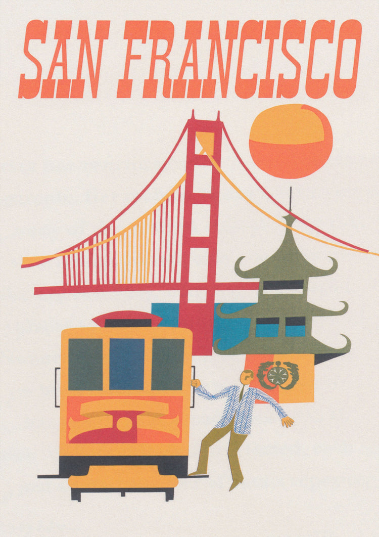 San Francisco Travel Poster (1970's)