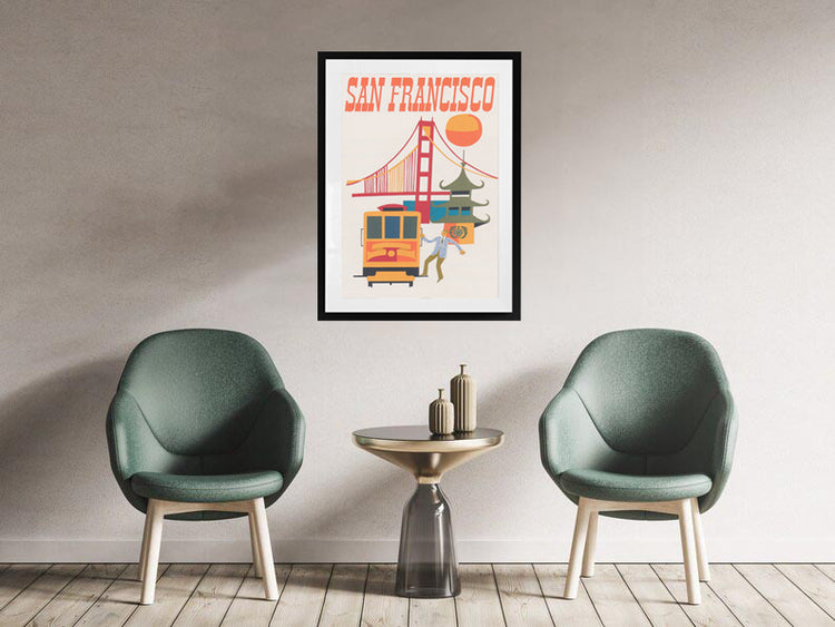 San Francisco Travel Poster (1970's)