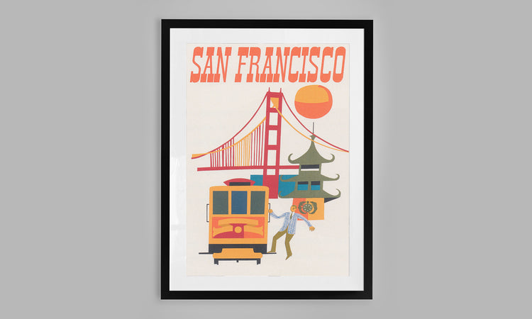 San Francisco Travel Poster (1970's)