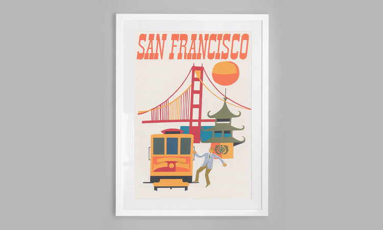 San Francisco Travel Poster (1970's)