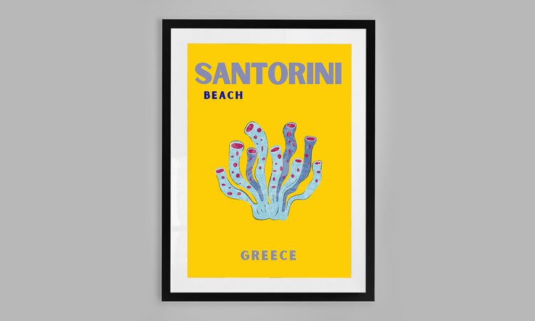 Santorini, Greece (Yellow)