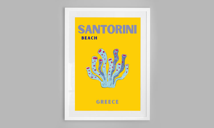 Santorini, Greece (Yellow)