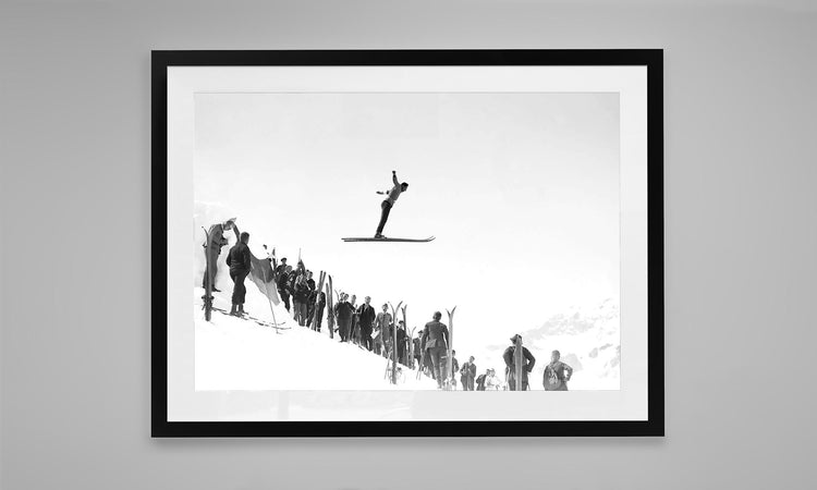 Ski Jump - Hannes Schnieder at St. Christoph am Alberg, Austria (1922)