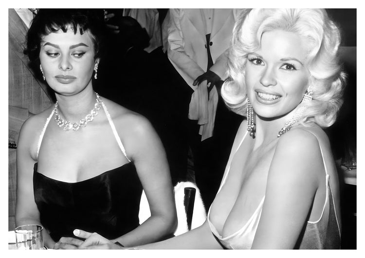 Sophia Loren and Jayne Mansfield (1957)