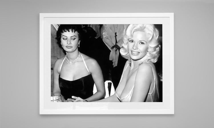 Sophia Loren and Jayne Mansfield (1957)