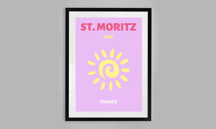 St Moritz, France (Pink)