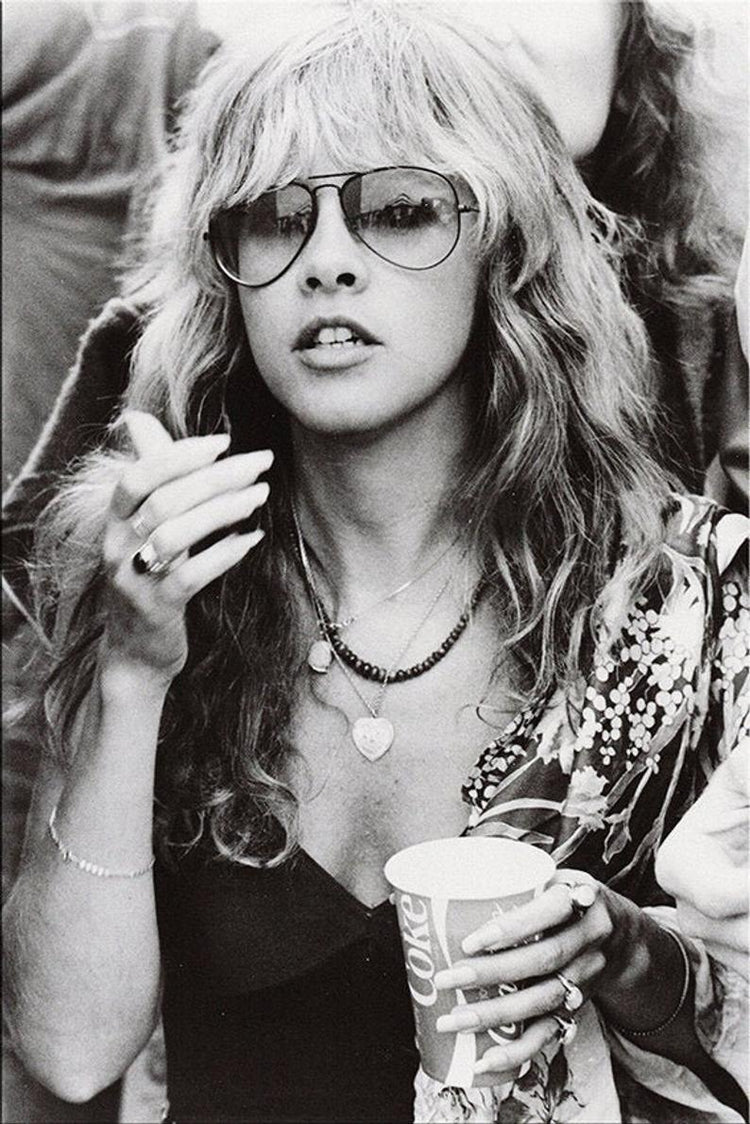 Stevie Nicks Having A Coke