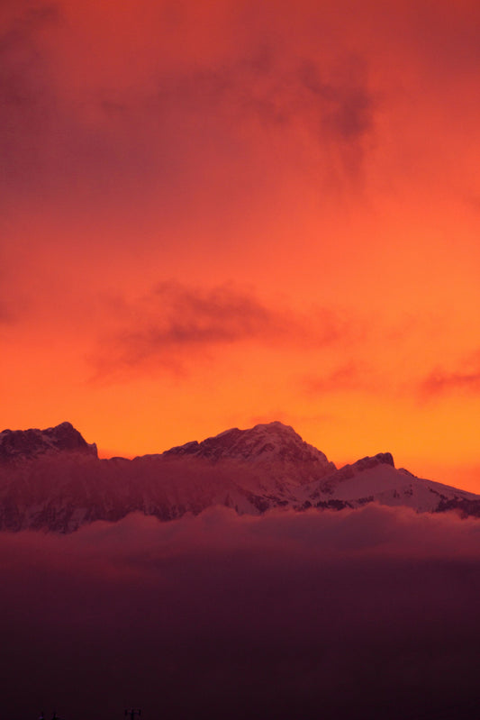 Mountain Sunset - Châtel Saint Denis, Switzerland