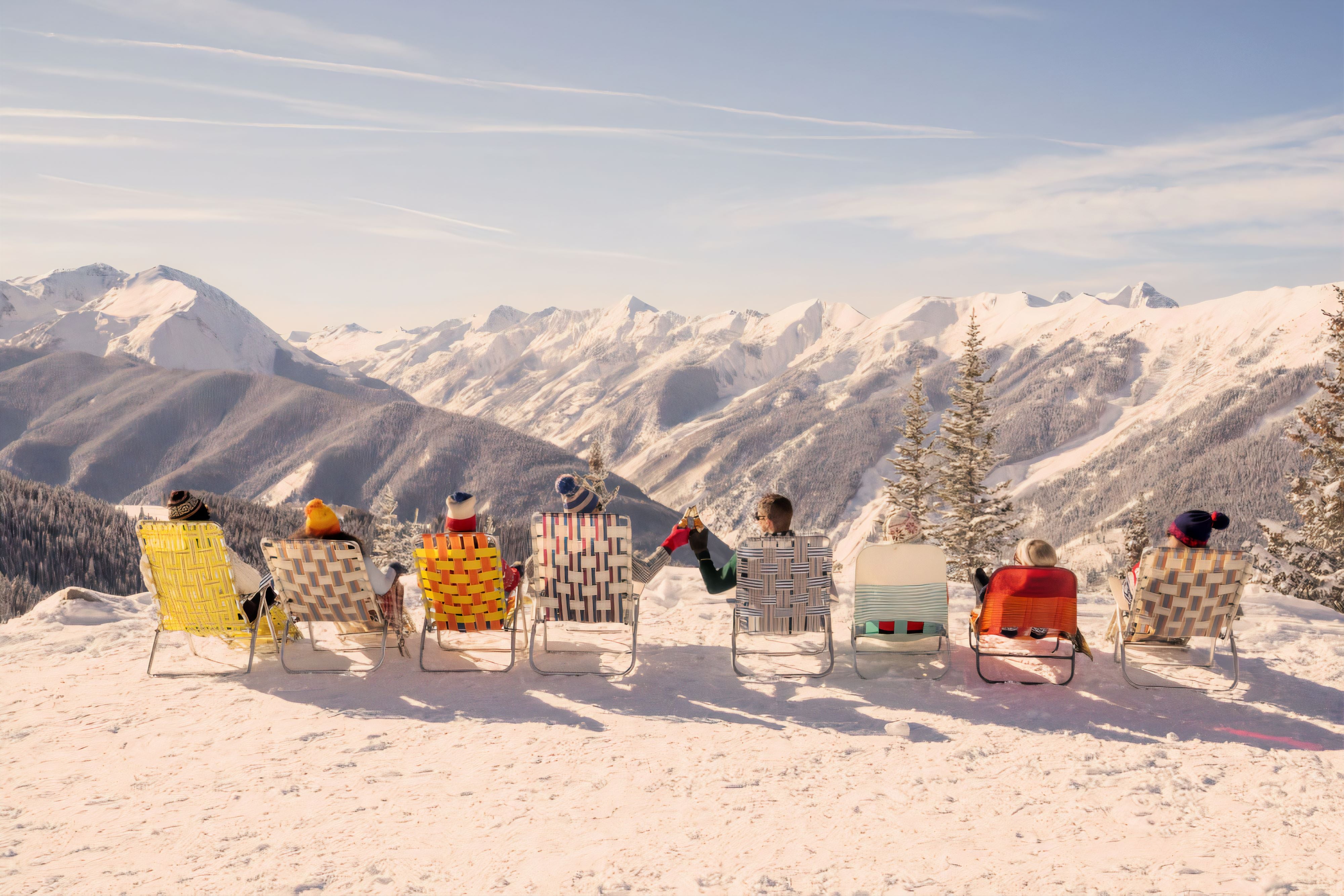 Top of Aspen Mountain, Sun Loungers