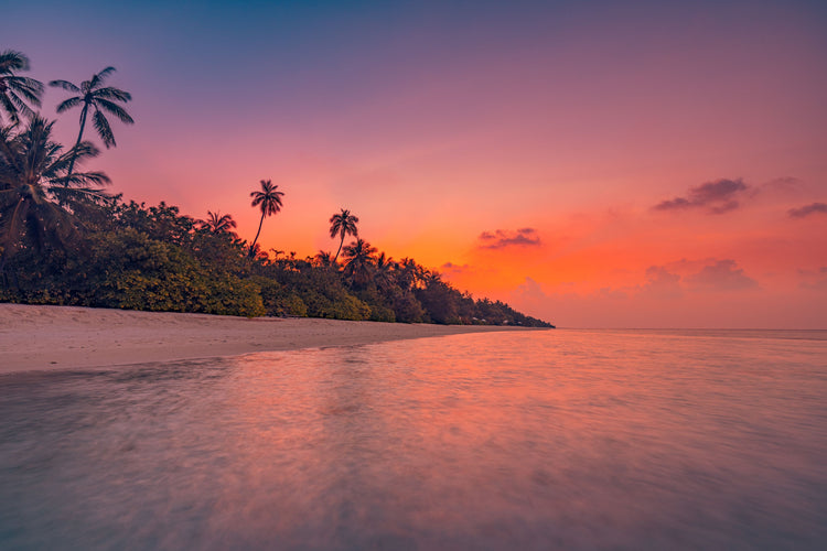 Tropical Island Sunset