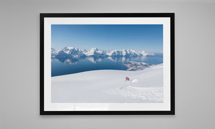 Skiing in the Lyngen Alps, Norway.