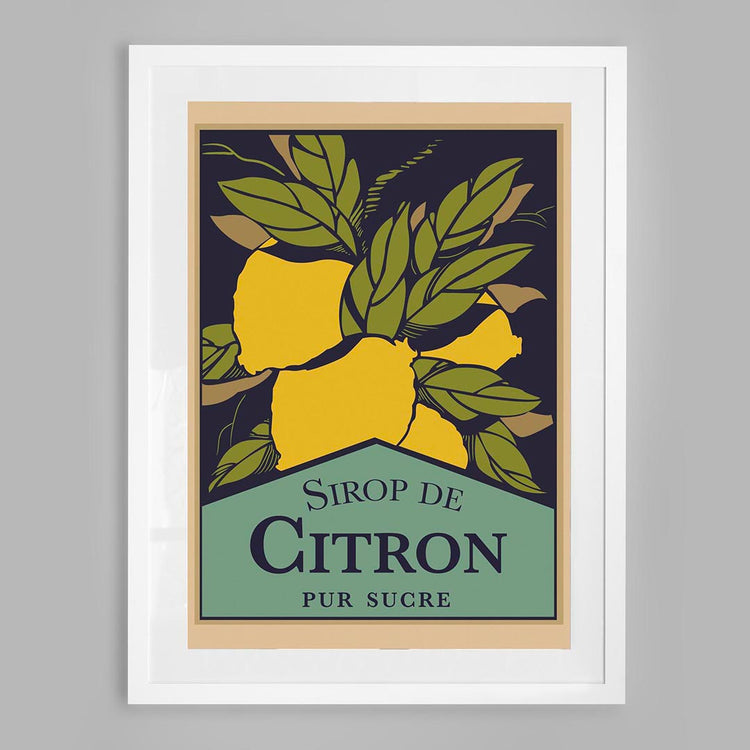 Sirop De Citron - Vintage French Advertisement