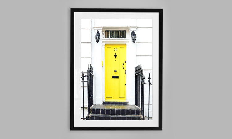 London Yellow Door