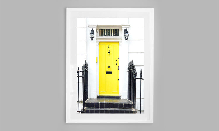 London Yellow Door