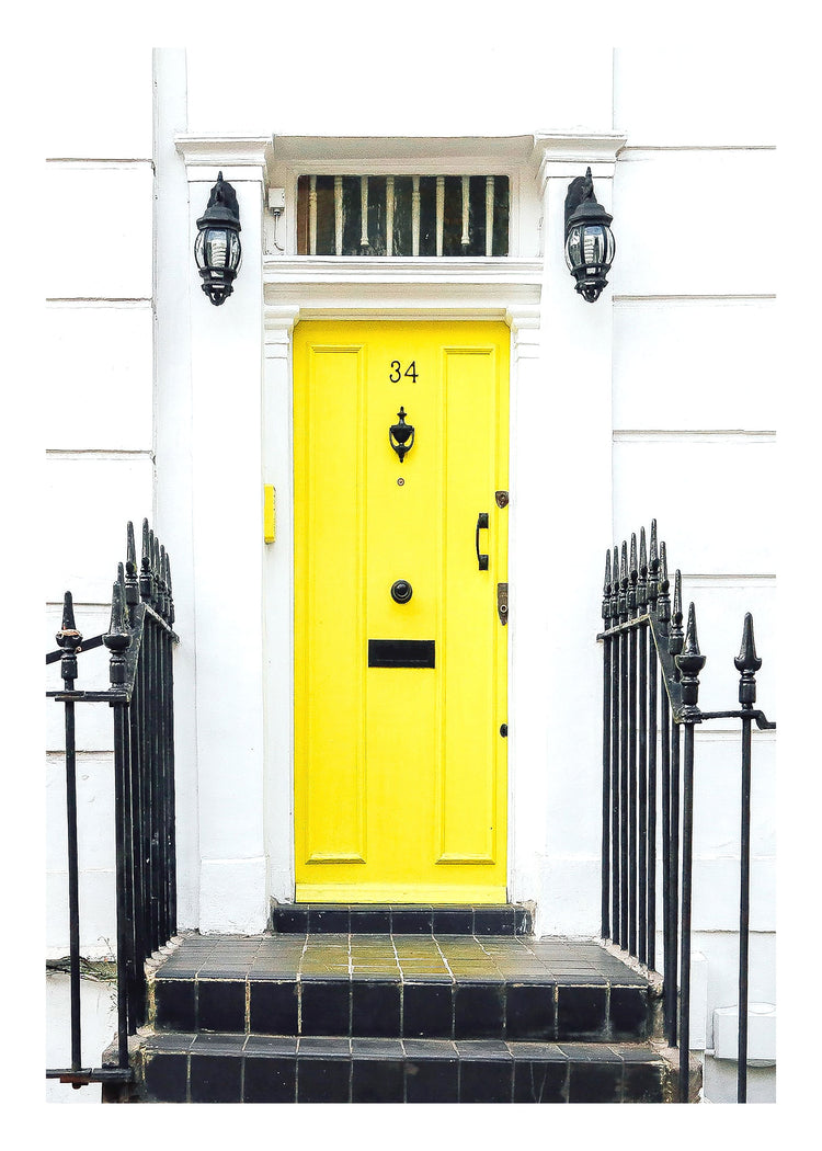 London Yellow Door