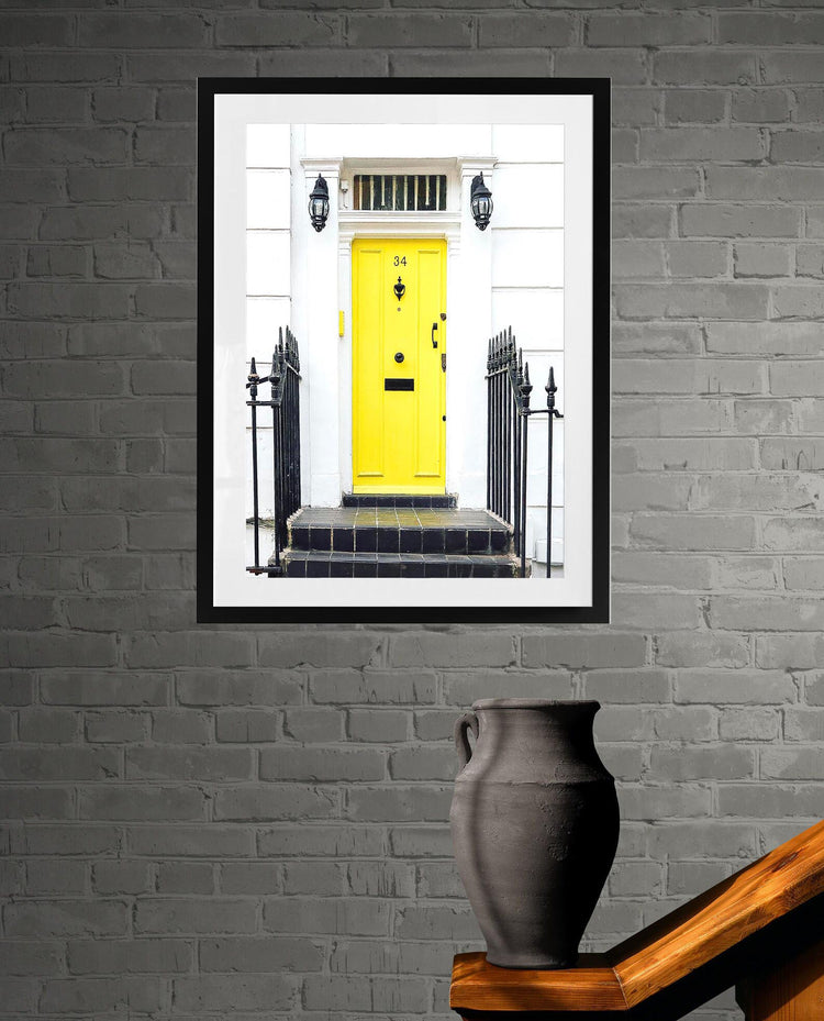 London Yellow Door