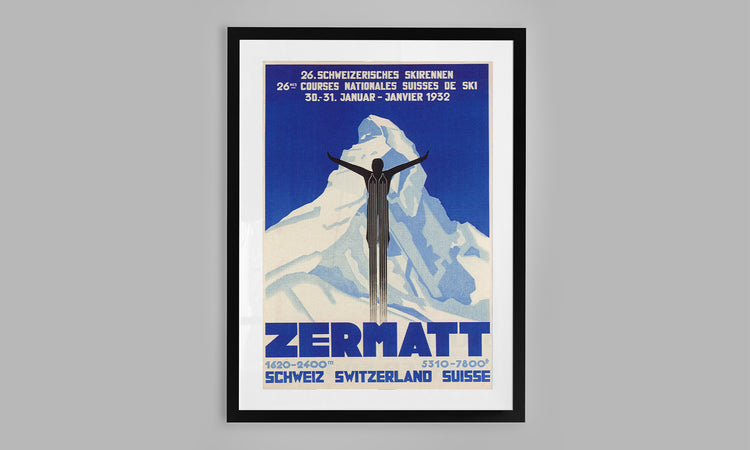 Zermatt Ski Poster (1932)