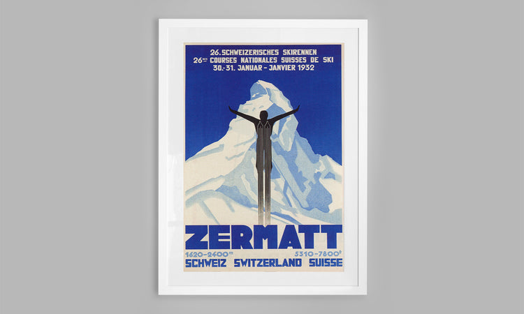 Zermatt Ski Poster (1932)