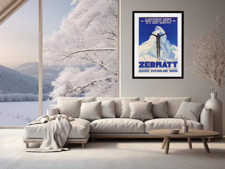 Zermatt Ski Poster (1932)