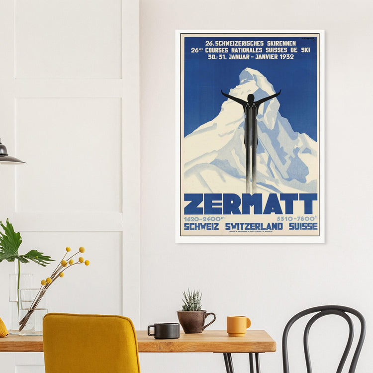 Zermatt Ski Poster (1932)