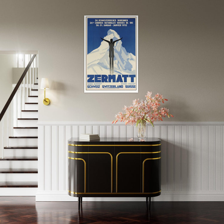 Zermatt Ski Poster (1932)