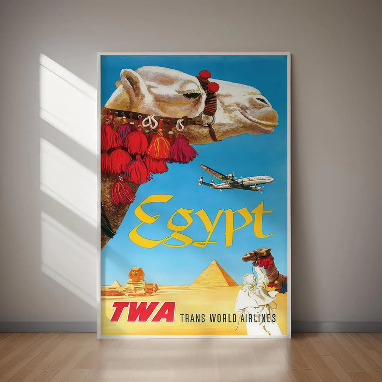 Fly TWA, Egypt Camel (1960's)