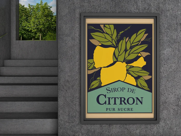 Sirop De Citron - Vintage French Advertisement