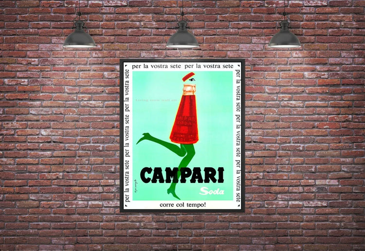 Campari Soda Vintage Advert by Franz Marangolo. (1968)