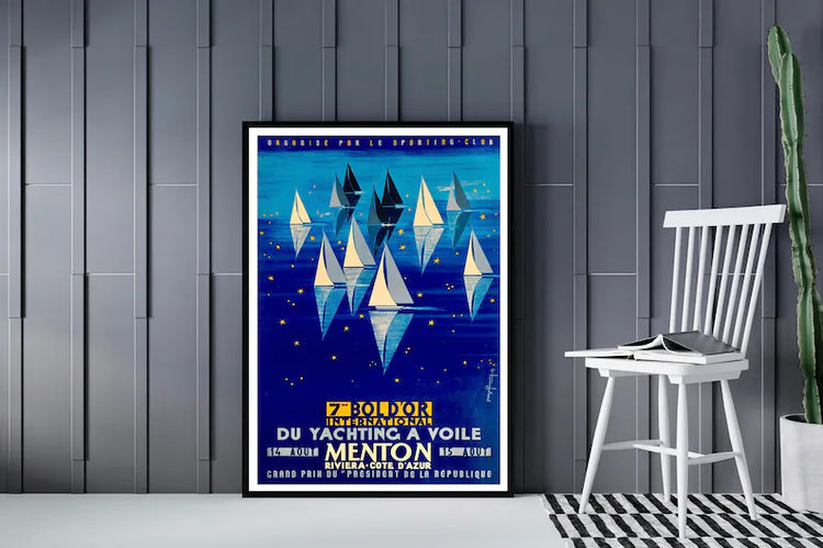 Menton Cote d'Azur Regatta Poster