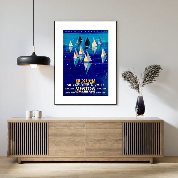 Menton Cote d'Azur Regatta Poster